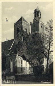 606655 Gezicht op de Nicolaikerk (Nicolaaskerkhof 8) te Utrecht.
